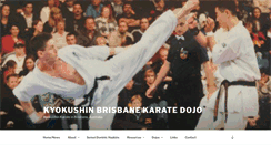 Desktop Screenshot of kyokushinbrisbane.com