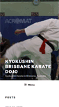 Mobile Screenshot of kyokushinbrisbane.com